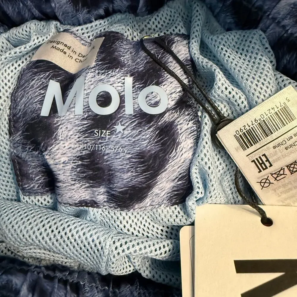 Molo Blue Leopard Print four‎ piece set